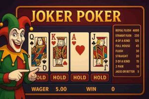 Joker Poker online com curinga disponível na plataforma 36GG bet